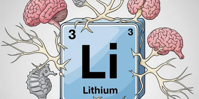 Lithium's importance in the brain
